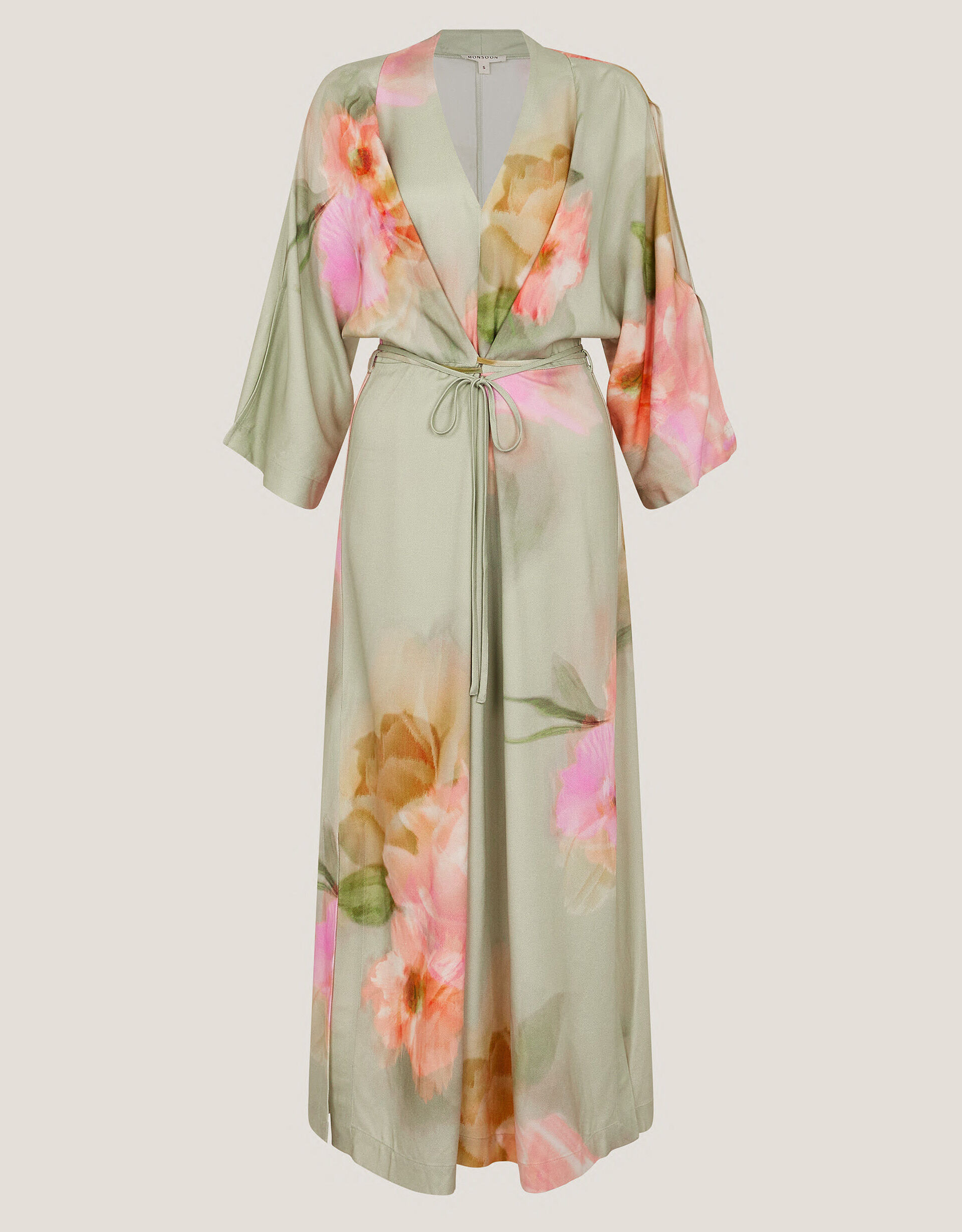 Jane Floral Print Midi Dress Green | Monsoon (UK)