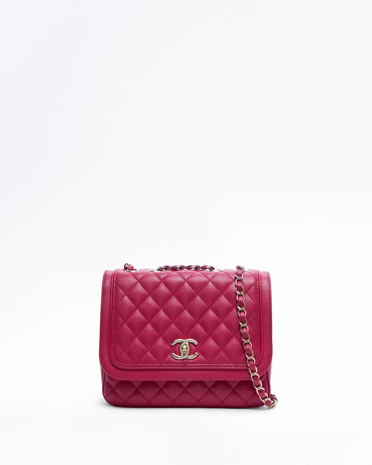 Lambskin Quilted Lovely Day Flap Bag | Vivrelle