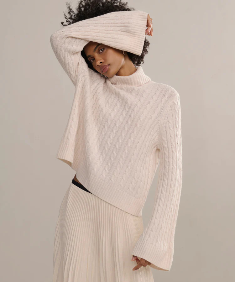 Cable Nell Turtleneck | Jenni Kayne