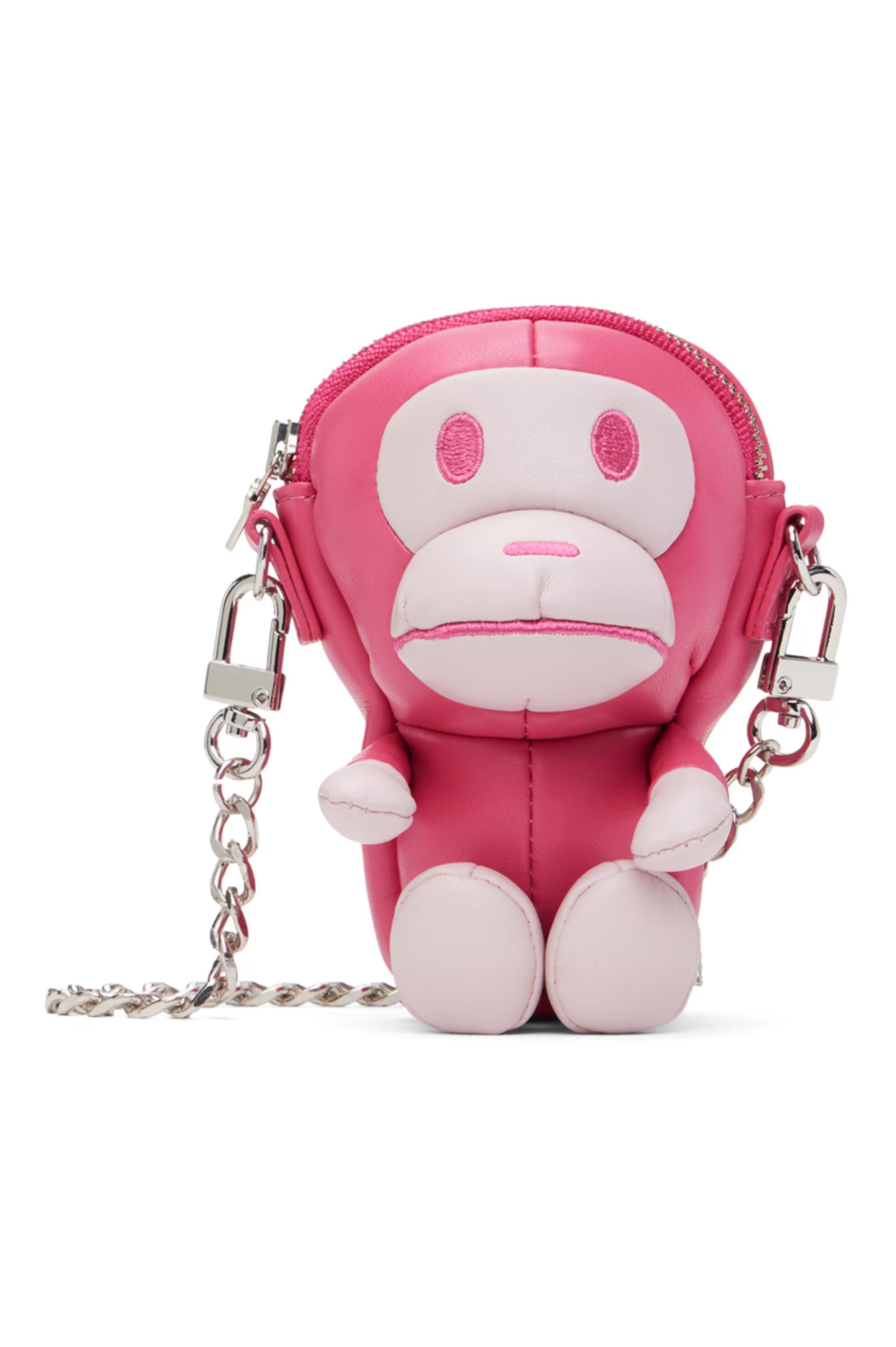 BAPE - Pink Baby Milo Mini Bag | SSENSE