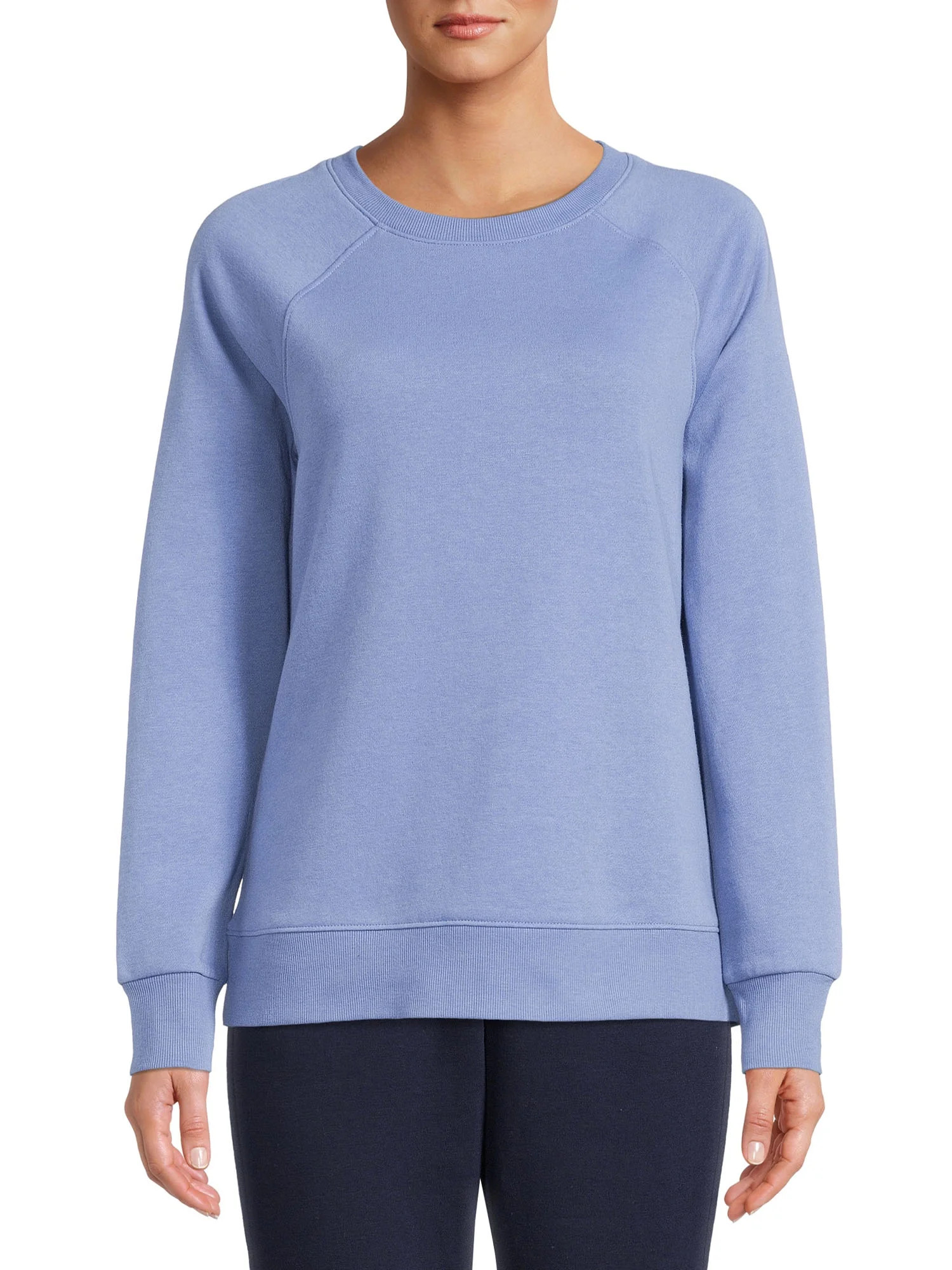 Athletic Works Women's Fleece Crewneck Sweatshirt, Sizes XS-XXXL | Walmart (US)