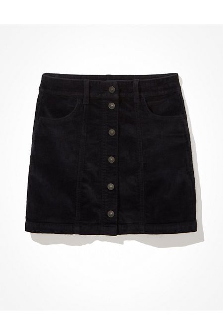 AE Corduroy Button-Up Skirt | American Eagle Outfitters (US & CA)