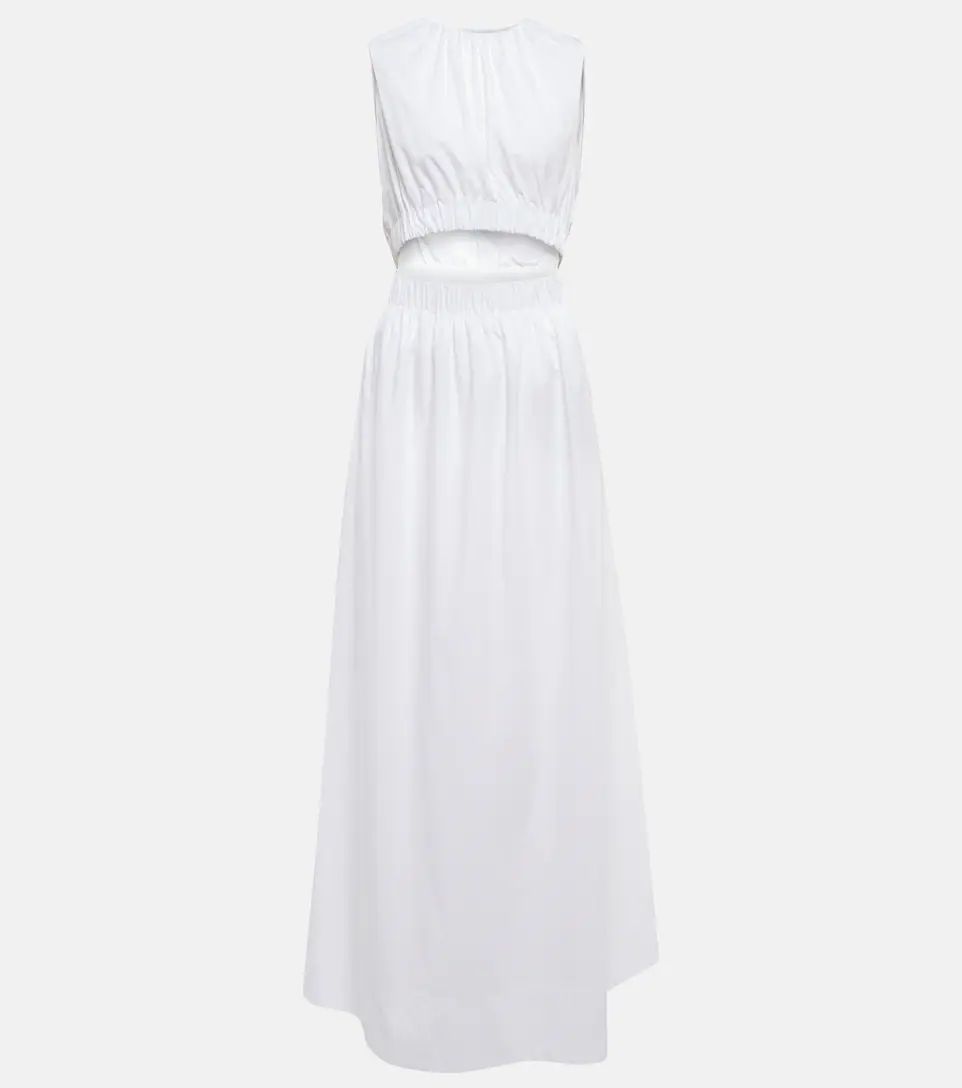 Dion cutout cotton poplin maxi dress | Mytheresa (US/CA)