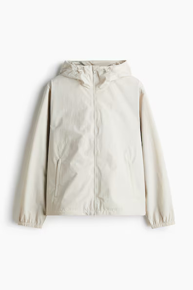 H & M - Regular Fit Windbreaker - Beige | H&M (UK, MY, IN, SG, PH, TW, HK)