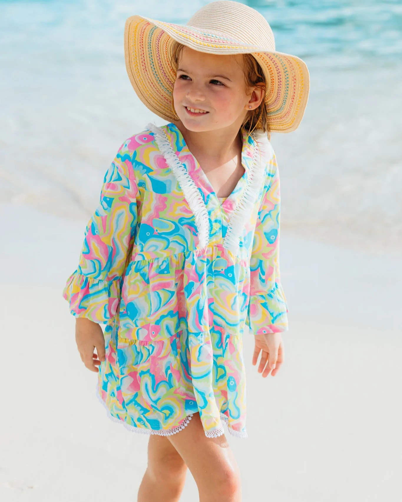 The St. Lucia - Girls Tunic Dress | Kenny Flowers