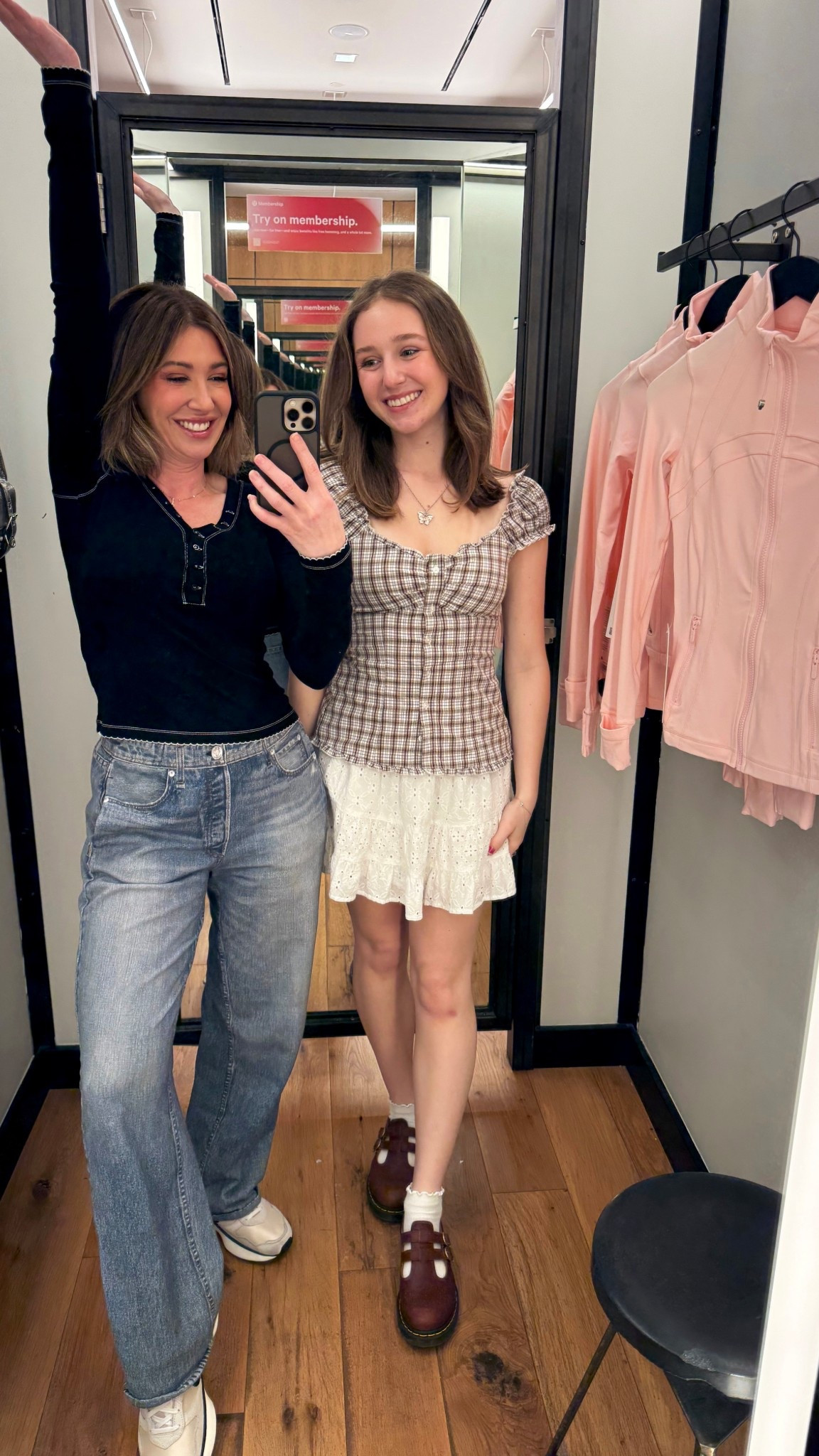 Sweatpants denim for the win!

#LTKootd