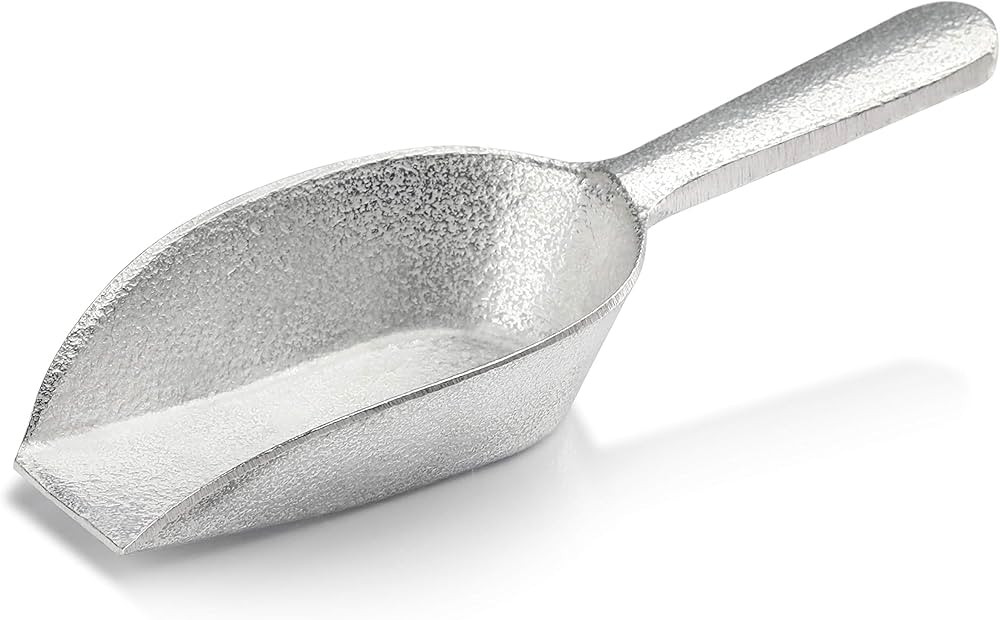 New Star Foodservice 34622 Cast Aluminum Flat Bottom Utility Scoop, 1 oz., Extra Small Size, Silv... | Amazon (US)