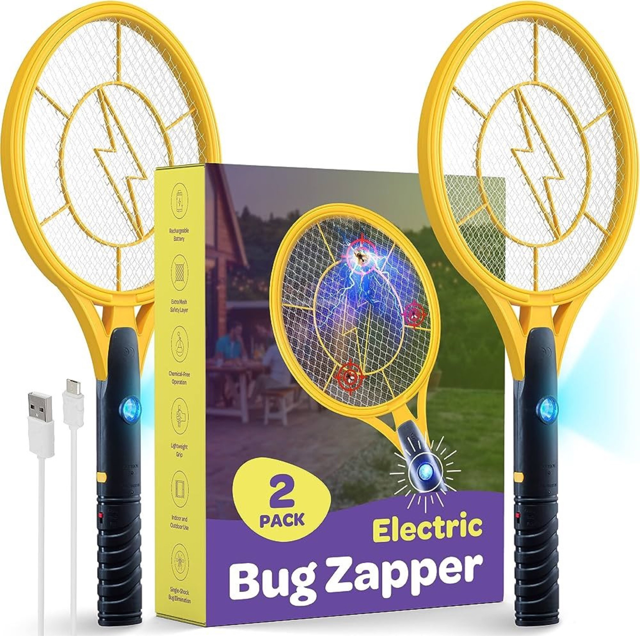 Electric Bug Zapper Pack of 2 with flashlight

#LTKhome