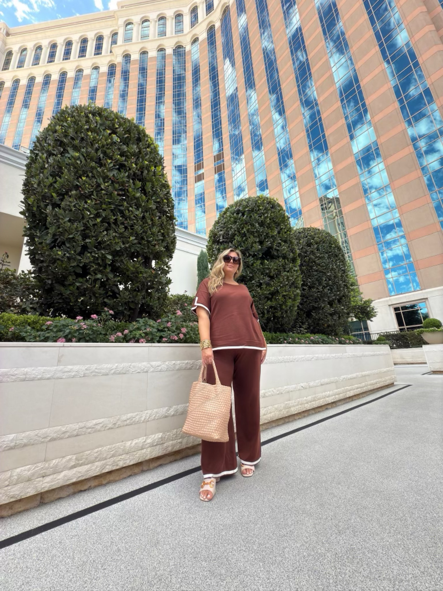 What I wore for Amazon Creator Summit plus size edition! Found the best plus size matching set! Wearing a 3X and it fits GREAT 😍 Sunnies, tote, and bangles are my regular faves!!

Plus size outfit, plus size outfit inspo, fall trends, fall fashion, matching set, amazon finds, amazon favorites 

#LTKPlusSize #LTKSeasonal