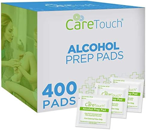 Alcohol Wipes | Individually Wrapped Alcohol Prep Pads with 70% Isopropyl Alcohol, Great for Medi... | Amazon (US)
