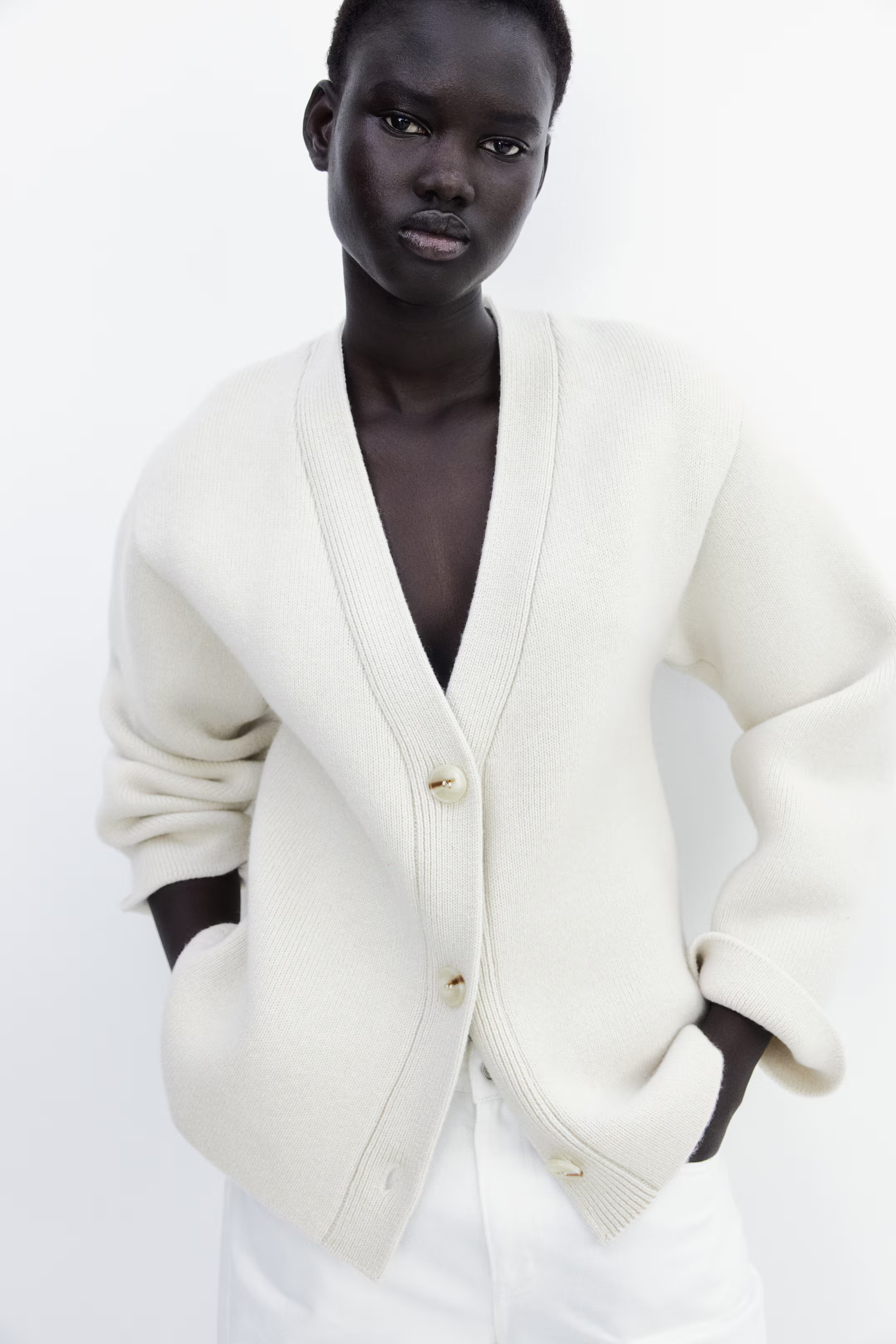 Wool-blend cardigan | H&M (UK, MY, IN, SG, PH, TW, HK)