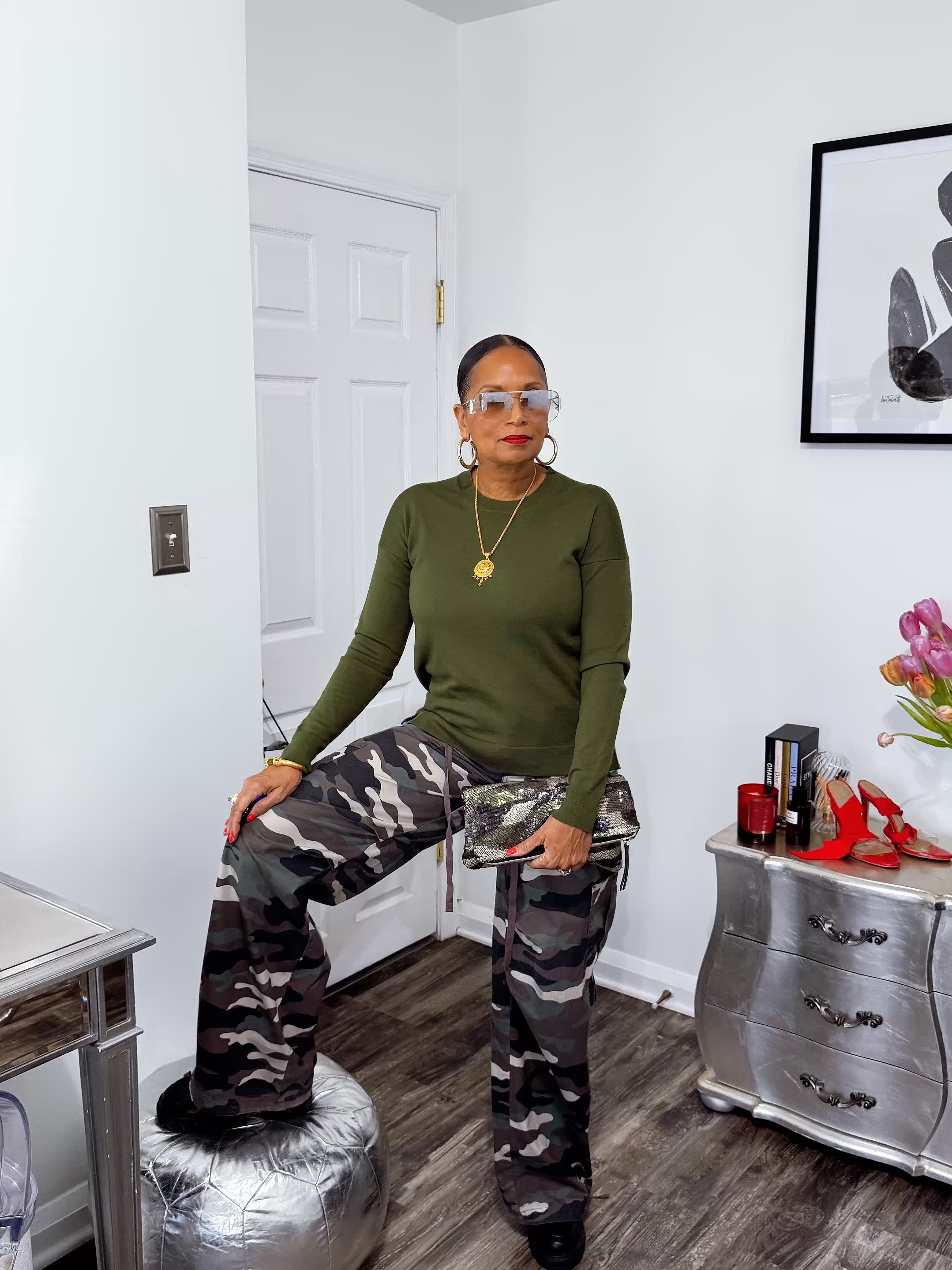 Khaki green and camo! An iconic duo that blends utility and style! ✨Style Inspo! ✨

#LTKStyleTip