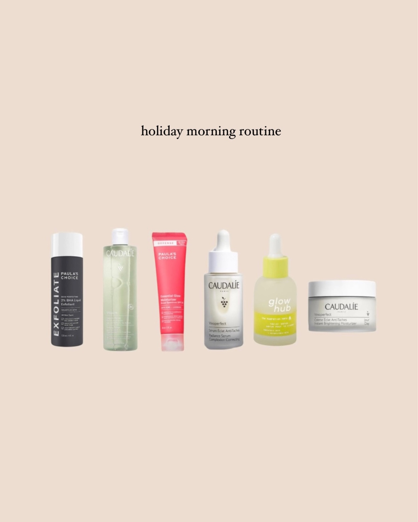 My holiday morning routine essentials 🫶🏼

#LTKbeauty