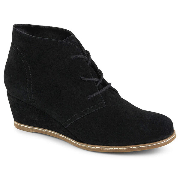Bjorndal Womens Rachel Wedge Heel Chukka Booties | Bed Bath & Beyond