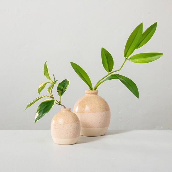 Faux Hoya Leaf Stem Potted Arrangement - Hearth & Hand™ with Magnolia | Target