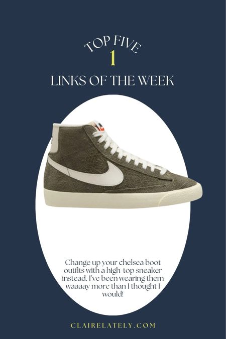 Best sellers of the week - my favorite high top sneakers. Wear them in place of your Chelsea boots for a warmed up spring look. 
❤️ Claire Lately 

#LTKstyletip #LTKshoecrush #LTKMostLoved