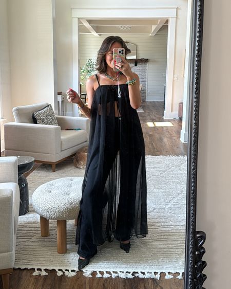 All black date night outfit inspo! Size up one in the jeans! I’m in 26. Use KRISTINA20 on the jewelry!!  

#LTKFindsUnder50 #LTKFindsUnder100 #LTKStyleTip