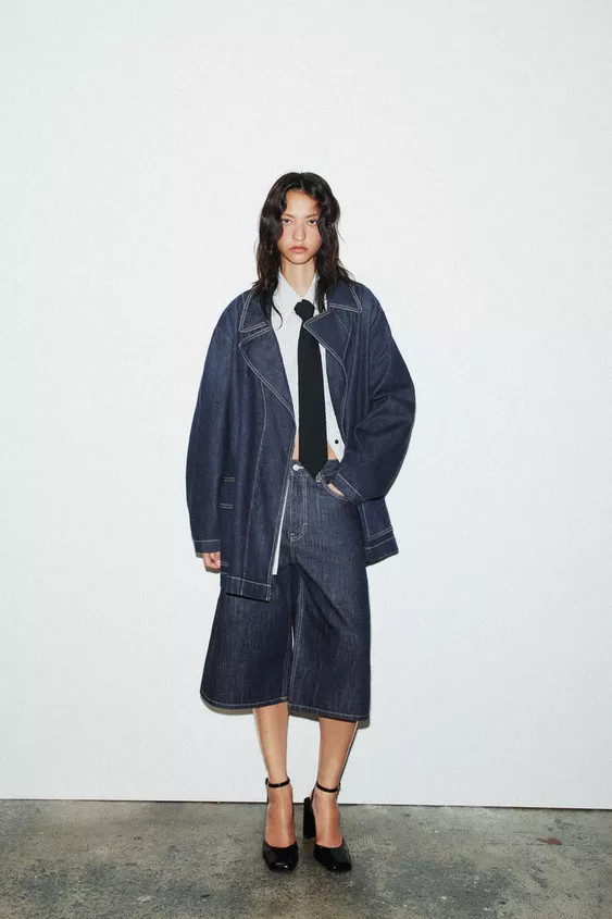 TRF SHORT DENIM JACKET | Zara UK