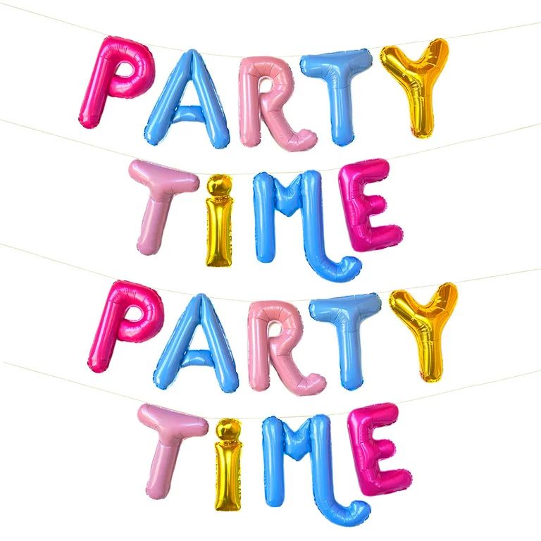 Packed Party "Party Time" Balloon 2 Pack | Walmart (US)