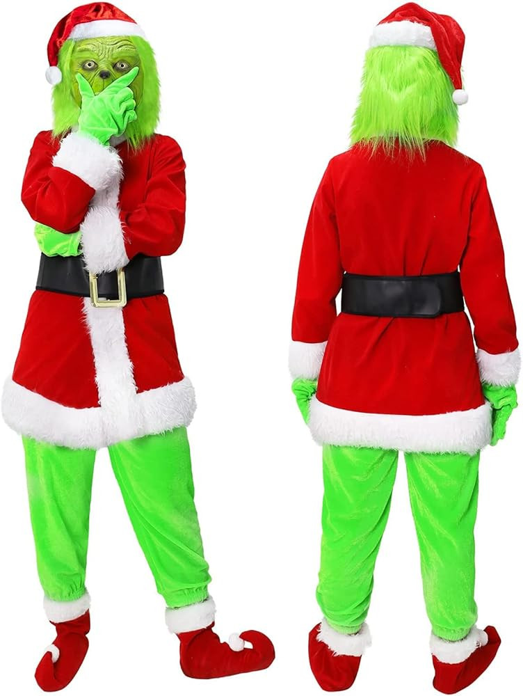 brableewear Green Big Monster Costume for Kids Boys Monster Christmas Furry Suit Santa Outfits Ch... | Amazon (US)