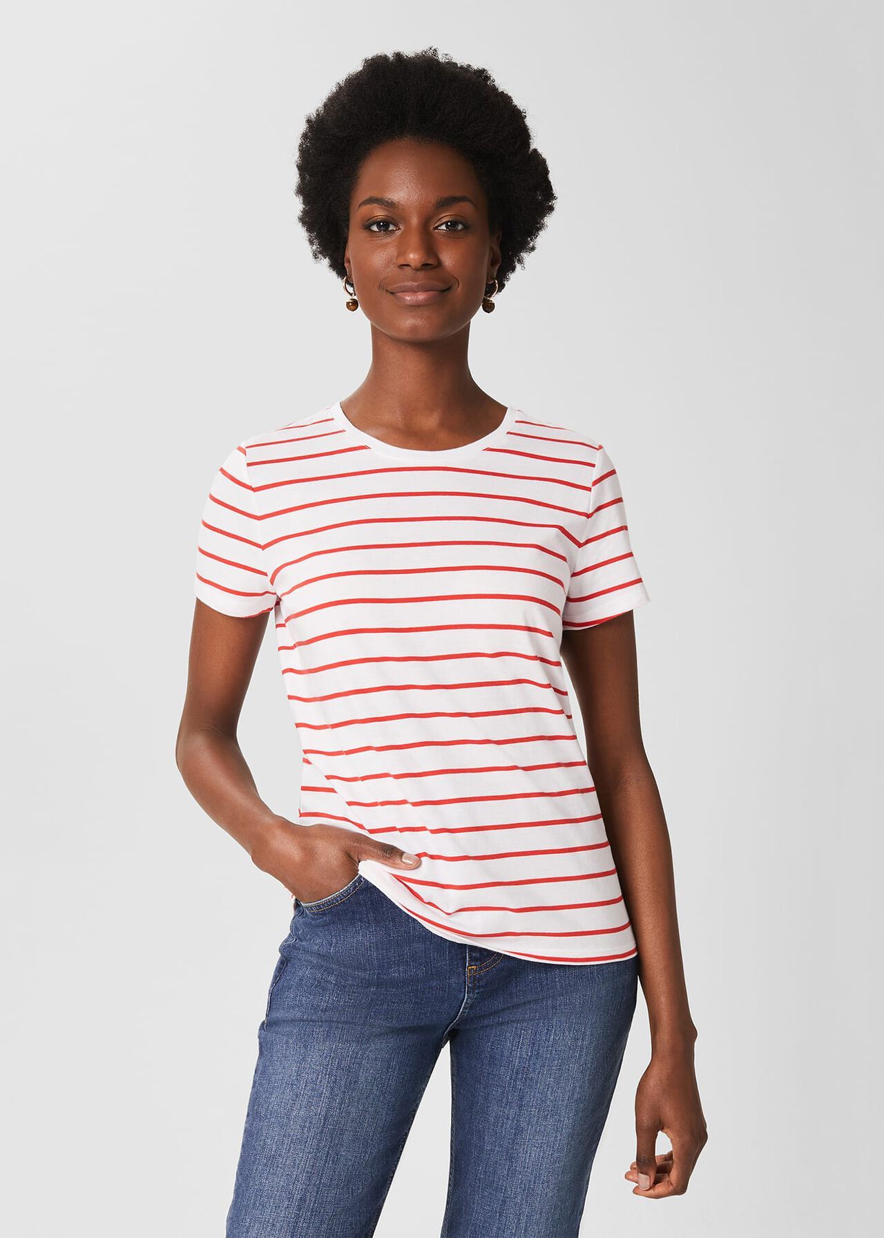 Pixie Striped Tee | Hobbs | Hobbs