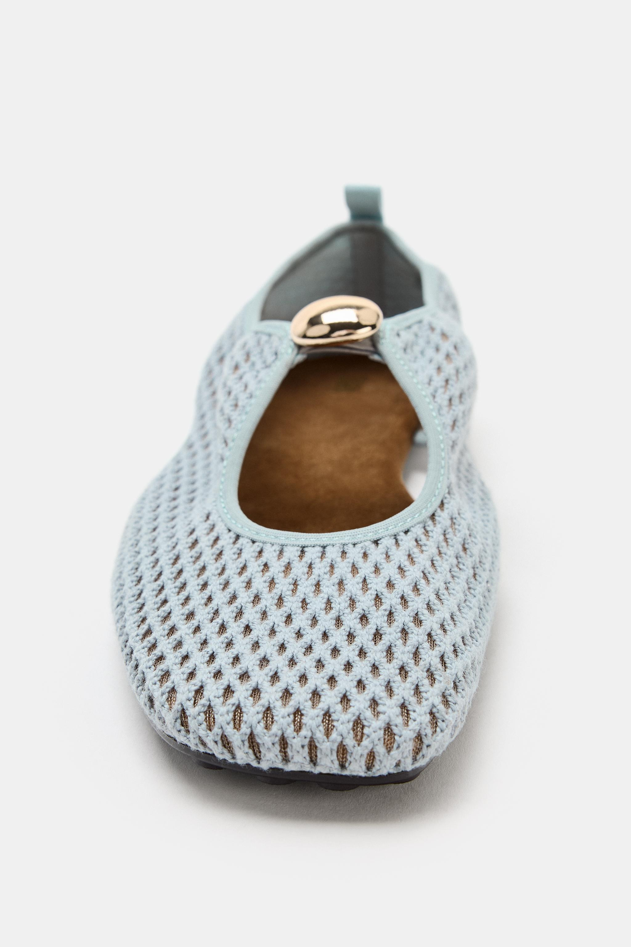 SPORT MESH BALLET FLATS | Zara UK