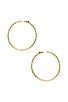 The M Jewelers NY The Large Pave 925 Hoops in Gold from Revolve.com | Revolve Clothing (Global)