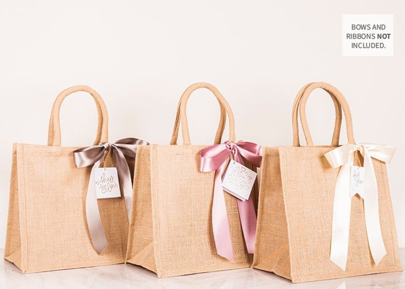 Medium Jute Bag  Wedding Welcome Gift  Eco  Friendly Bag  | Etsy | Etsy (US)
