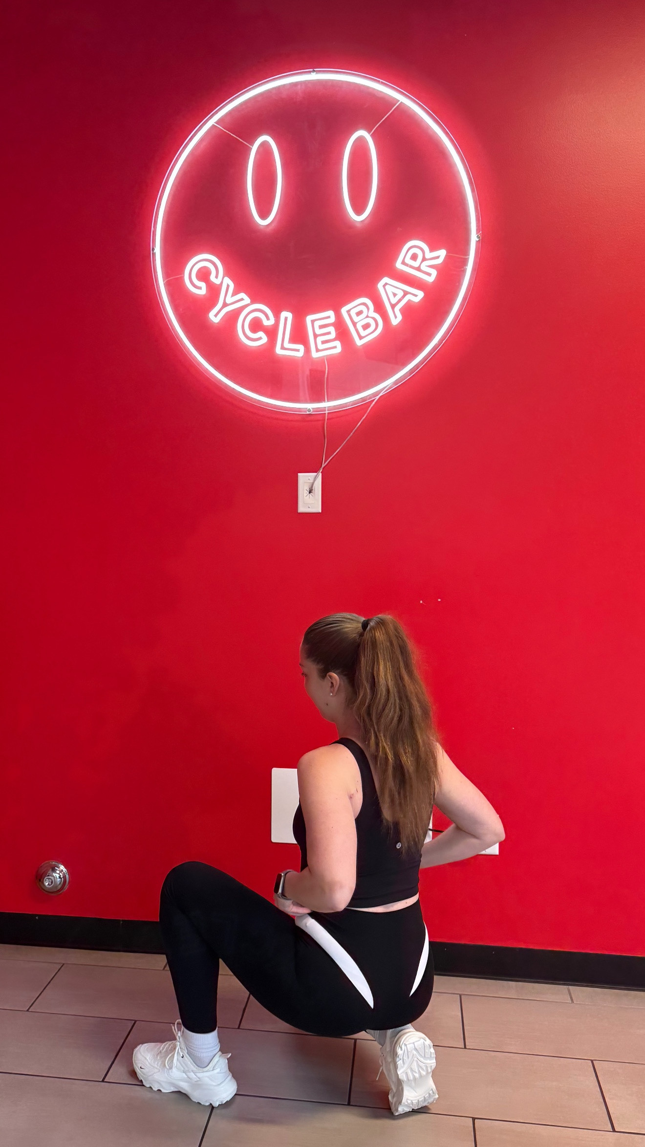 What I wore today to teach my class at Cyclebar:

• Carbon38 leggings 
• Amazon sports bra (1st option)
• Lululemon x CB branded align tank (2nd option)
• Nike shoes from Nordstrom 

#LTKWorkwear #LTKActive #LTKStyleTip