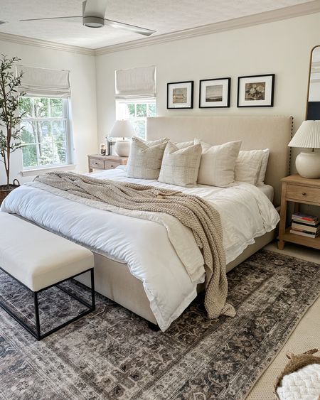 Neutral bedroom for spring! 

#LTKstyletip #LTKSeasonal #LTKhome