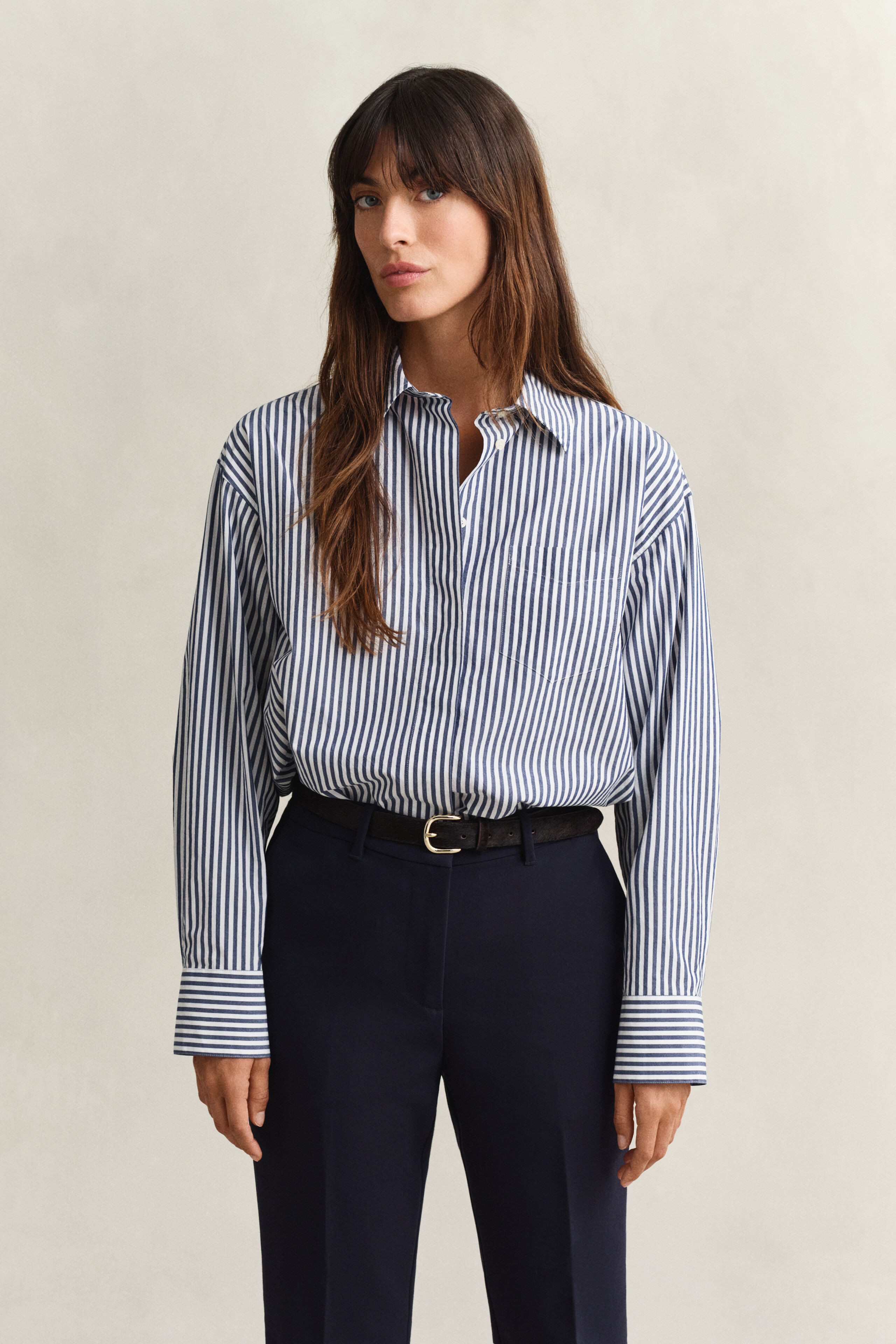 Striped Poplin Shirt | Gant