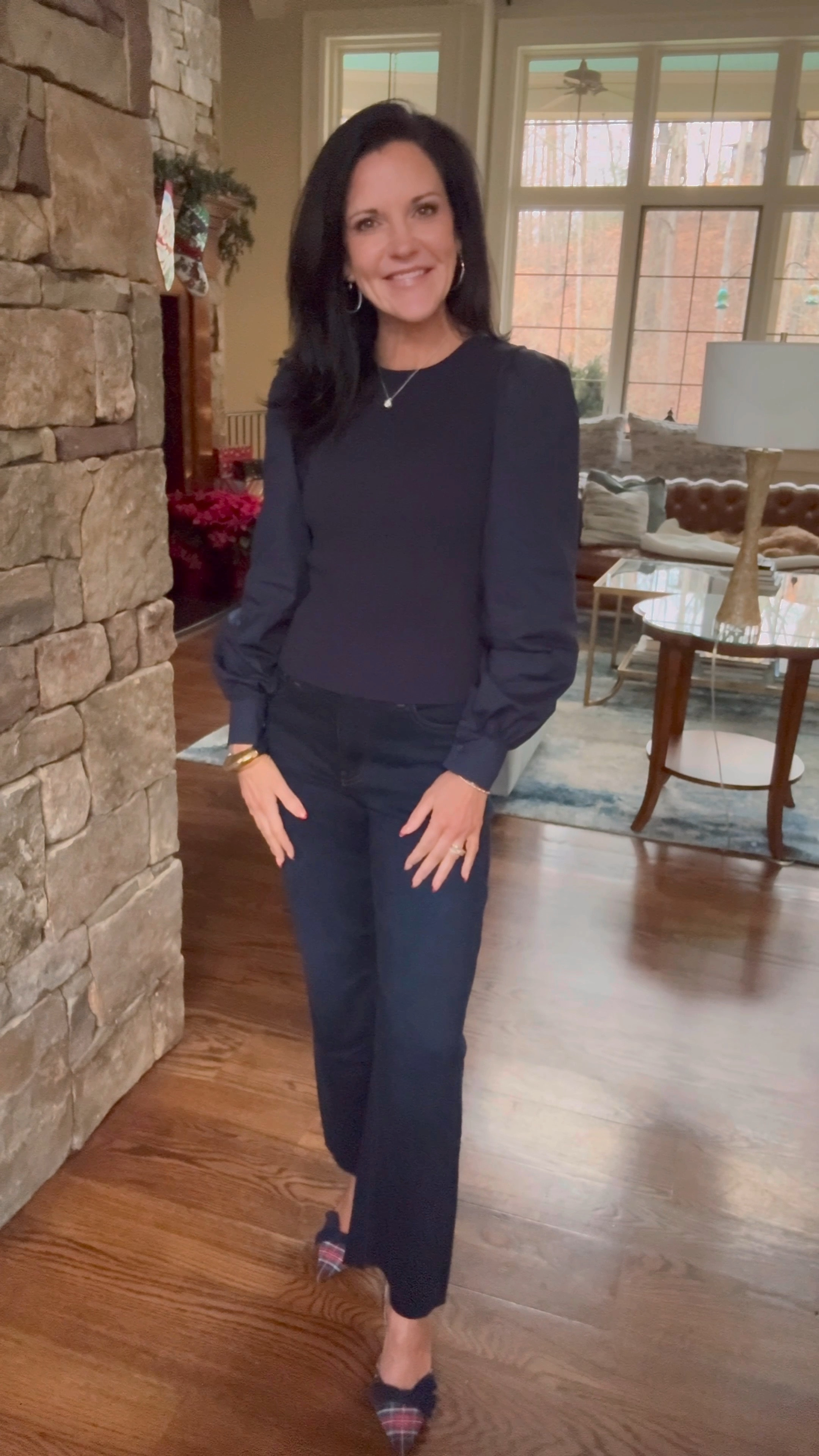 Cutest winter whimsy back tie top • perfect!  Wearing small 


#LTKHoliday #LTKOver40 #LTKStyleTip