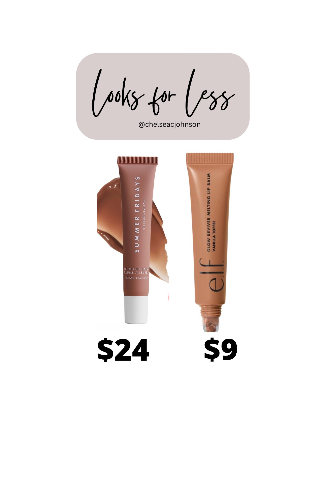 Summer Fridays vs elf lip balm 

#LTKSaleAlert #LTKStyleTip #LTKBeauty