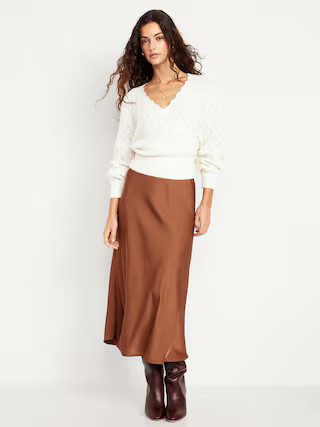 Satin Maxi Skirt | Old Navy (US)