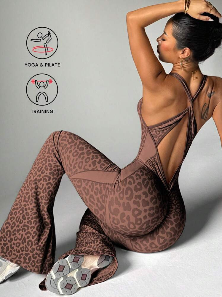 Slayform leopard jumpsuits  | SHEIN