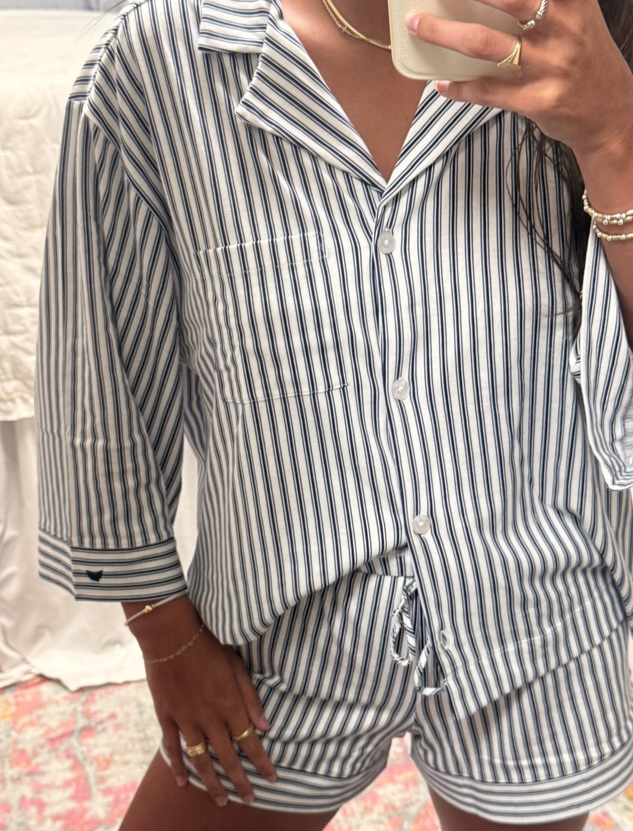 @Petite Plume pj set!! 

#LTKmorningroutine #LTKootd #LTKdayinmylife