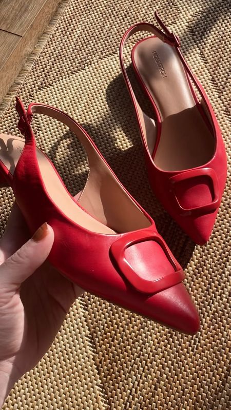 A red shoe always elevates an outfit ♥️ nordstrom anniversary sale tts 

#LTKshoecrush #LTKxNSale #LTKBacktoSchool