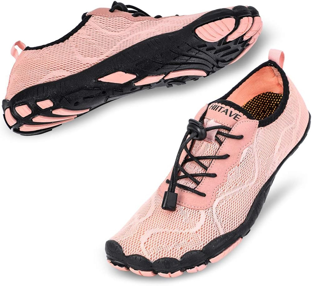hiitave Womens Water Shoes Quick Dry Barefoot for Swim Diving Surf Aqua Sports Pool Beach Walking... | Amazon (US)