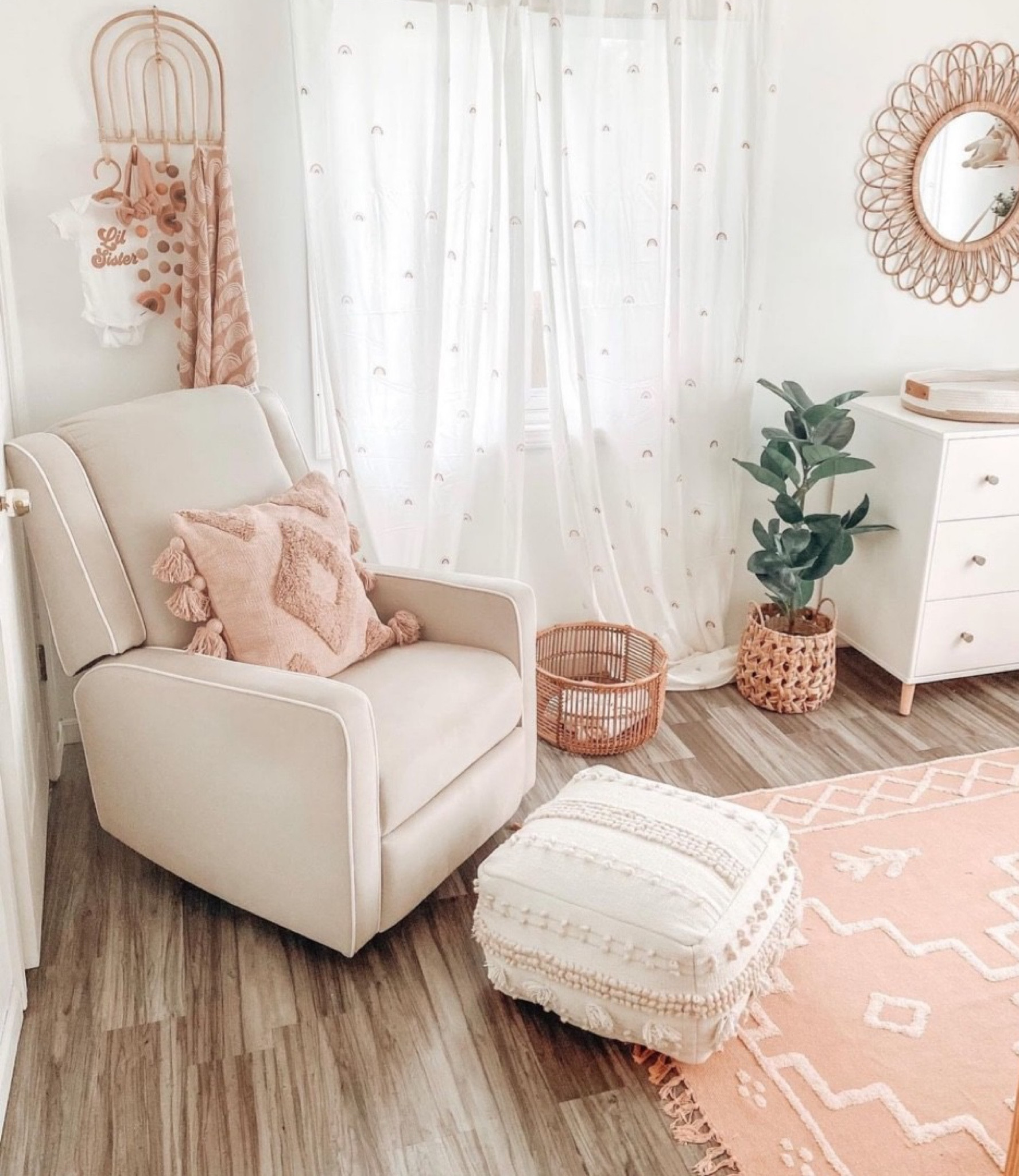 Boho baby girl nursery 💕

#LTKkids #LTKbaby #LTKhome