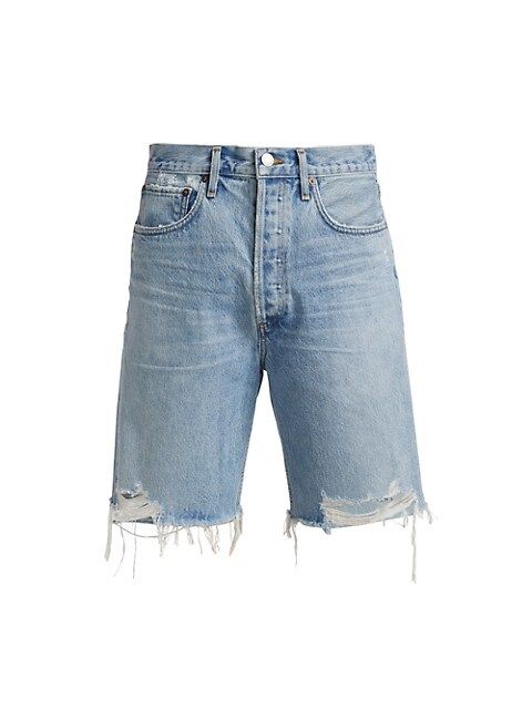 90'S Frayed Denim Shorts | Saks Fifth Avenue