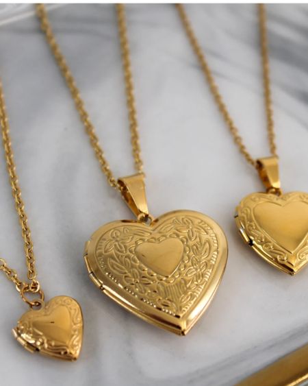 Custom heart pendant necklaces ❤️ 

#LTKunder50 #LTKstyletip #LTKGiftGuide