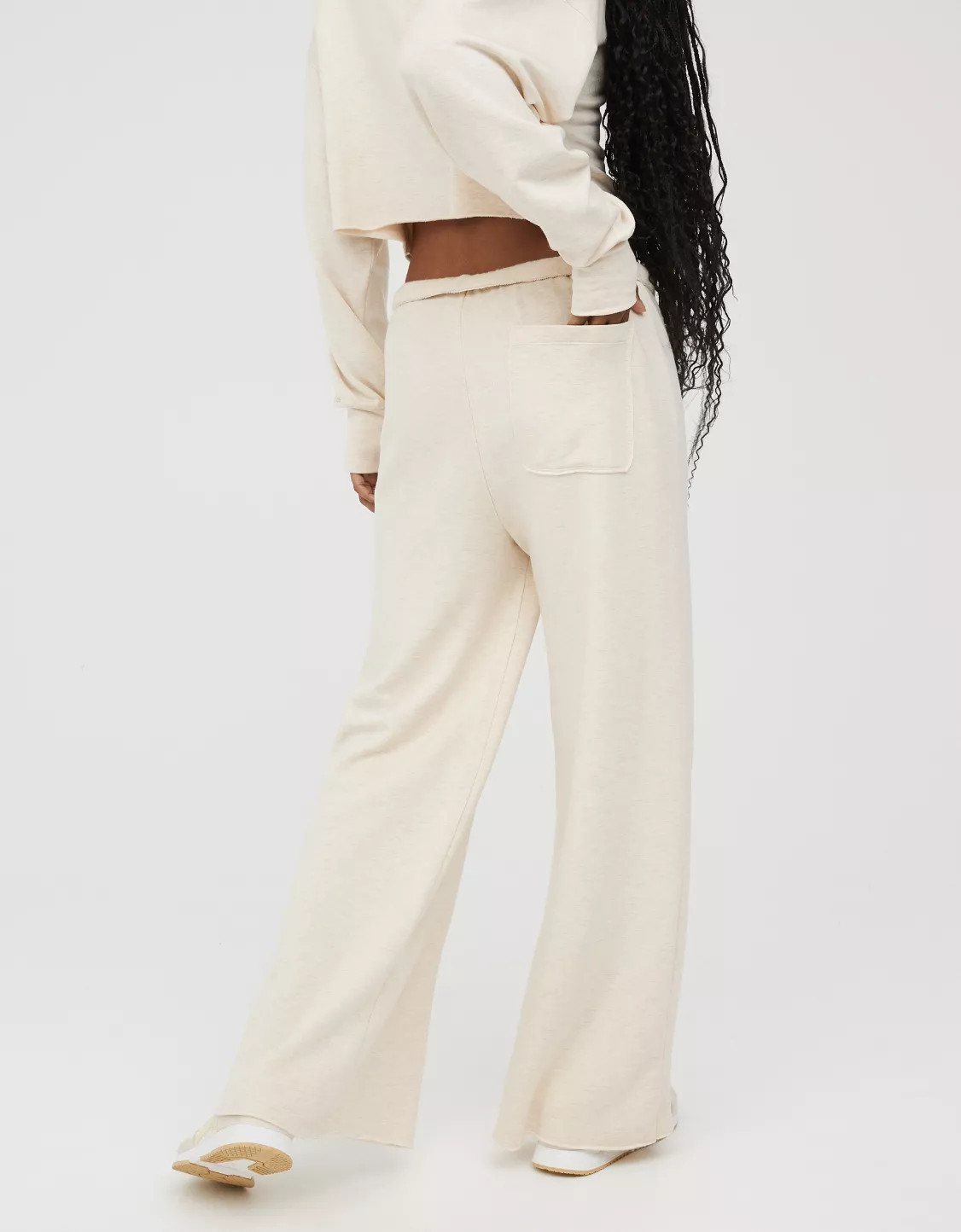 OFFLINE By Aerie OTT Fleece Super Wide Leg Pant | Aerie