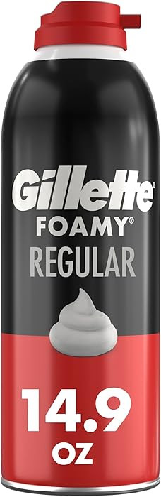 Gillette Foamy Classic Shave Foam for Men, Protection Against Shaving Irritation, Quick and Smoot... | Amazon (US)