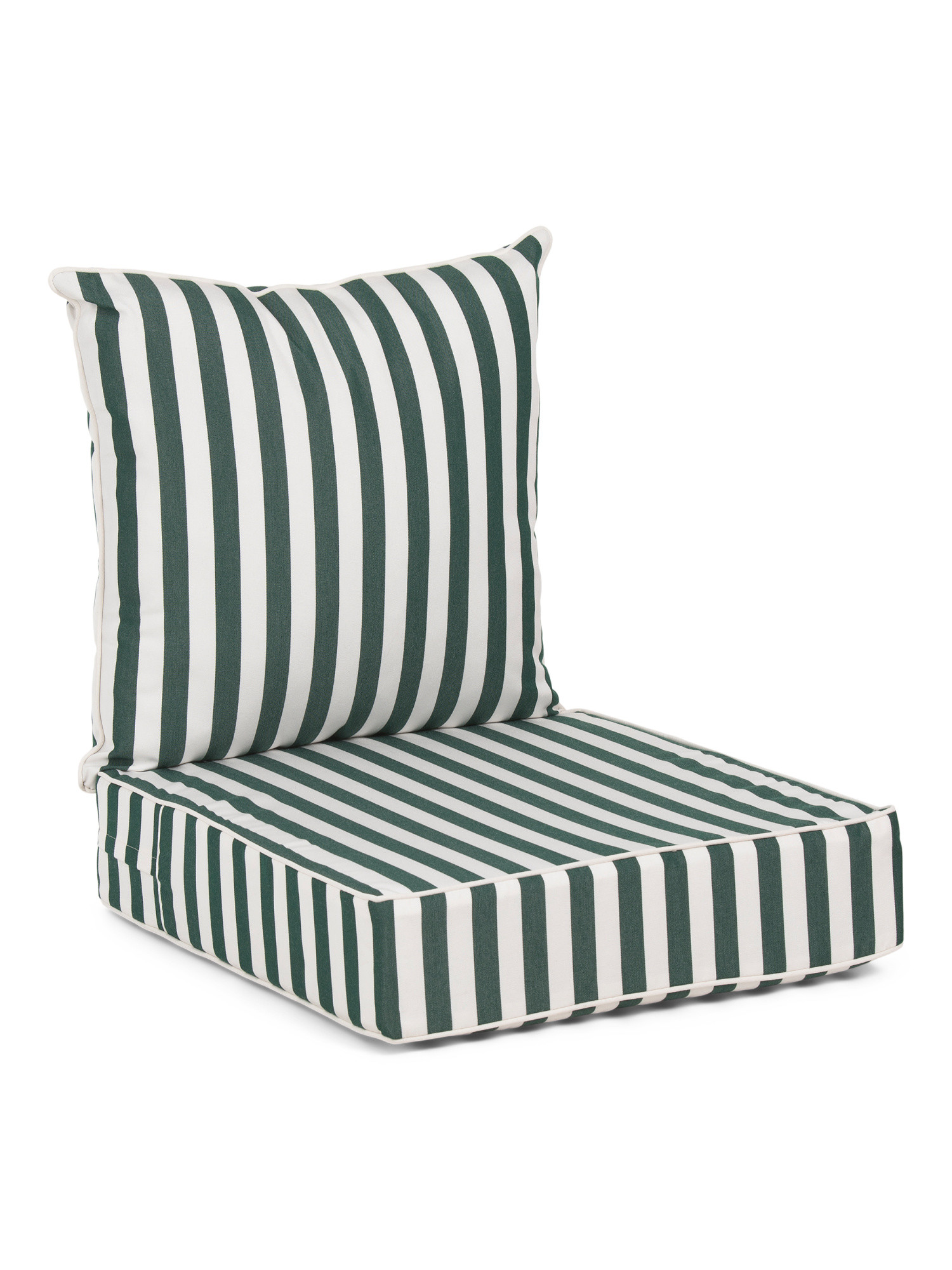 Made In Usa Outdoor Deep Seat Contrast Cord Cushions Set | TJ Maxx