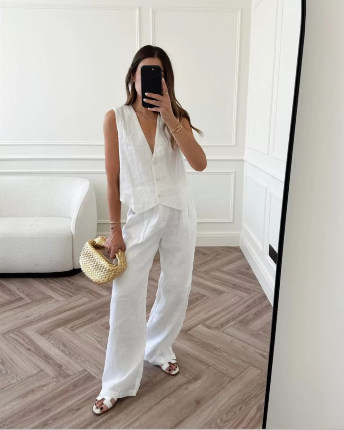 NORAH WHITE LINEN PANT curated on LTK
