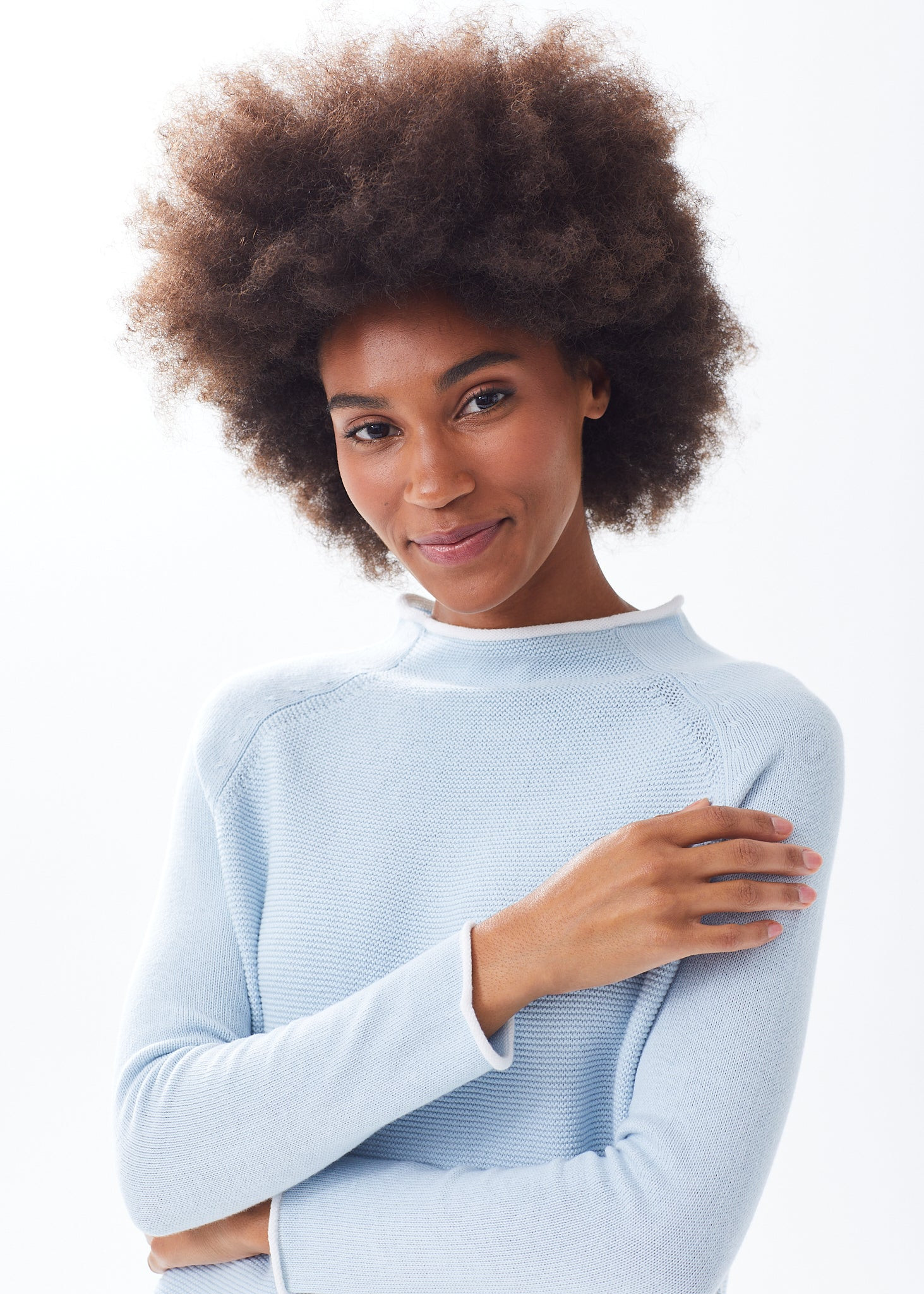 The Cotton Mock Neck | Alice Walk