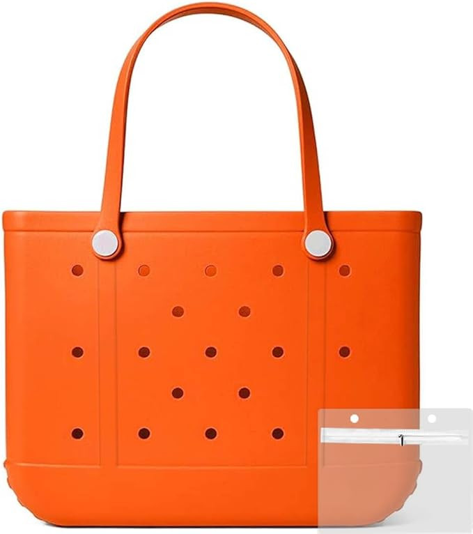 Extra Large Rubber Tote Bag for Women & Men, Waterproof Lightweight Travel X-Large Beach Bag for ... | Amazon (US)