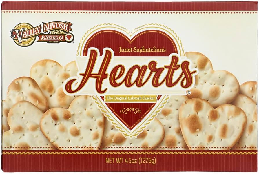 Valley Lahvosh, Cracker Hearts, 4.5 Ounce | Amazon (US)