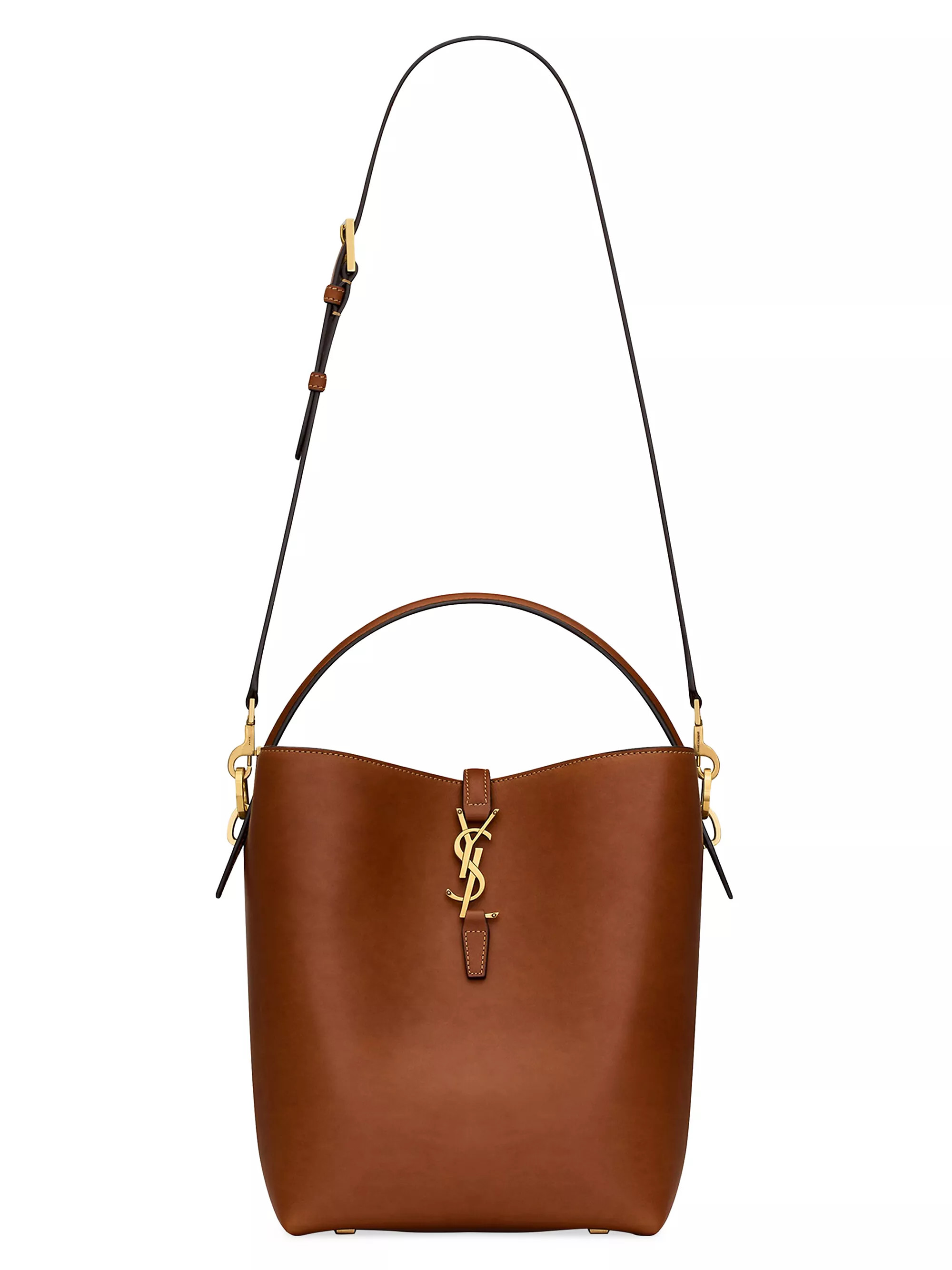 Le 37 Bucket Bag In Vegetable-Tanned Leather | Saks Fifth Avenue