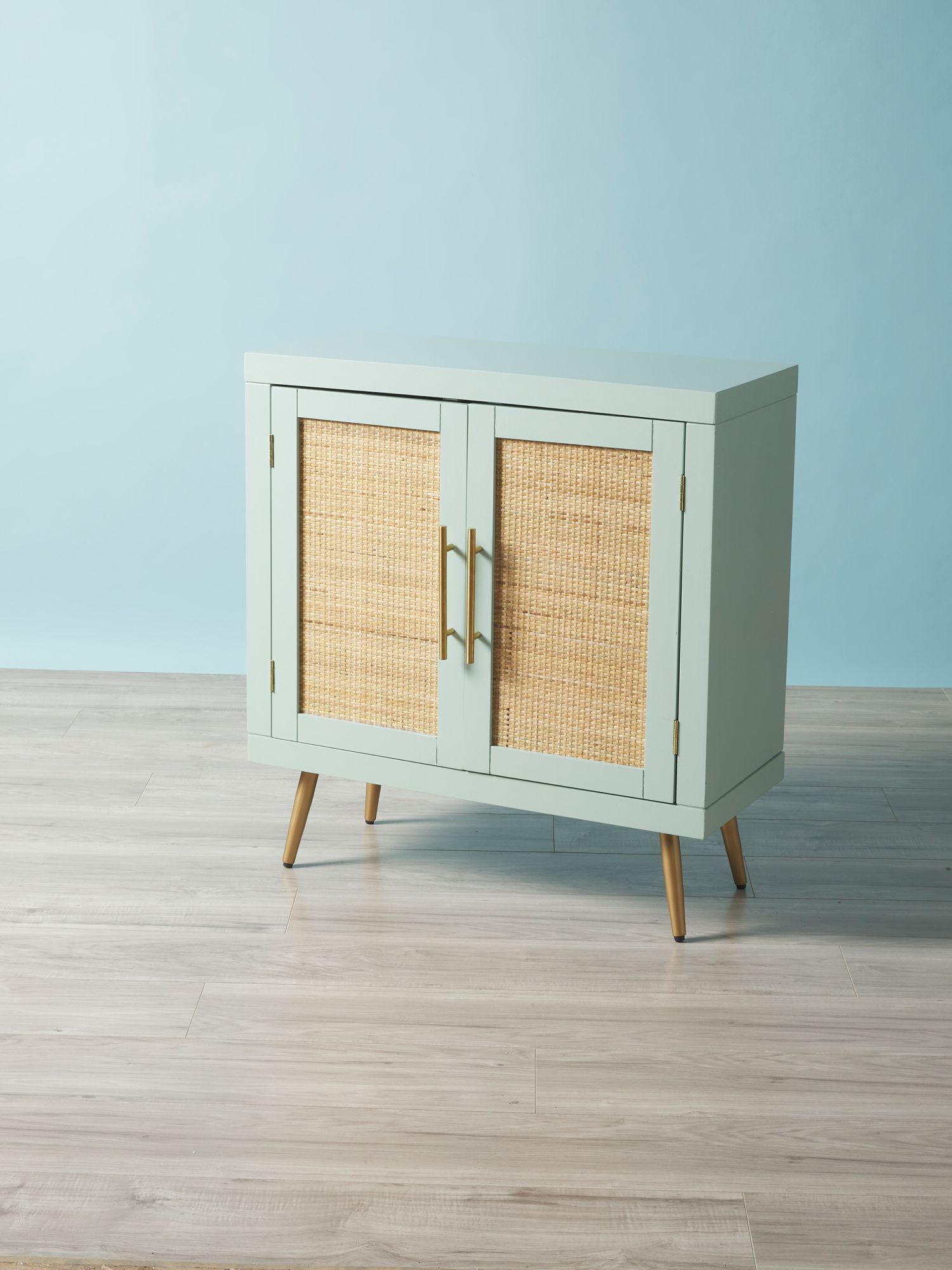 30x32 Wood Storage Cabinet With Raffia Detail | Storage Furniture | HomeGoods | HomeGoods
